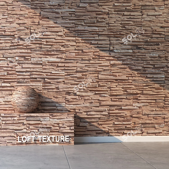 Slate 3D Model - Seamless Texture - 6000x4000 3D model image 2