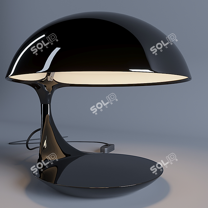 Cobra Table Lamp by Martinelli Luce - Sleek and Stylish Illumination 3D model image 1