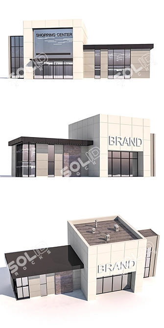 Modern Shop 03 3D model image 3