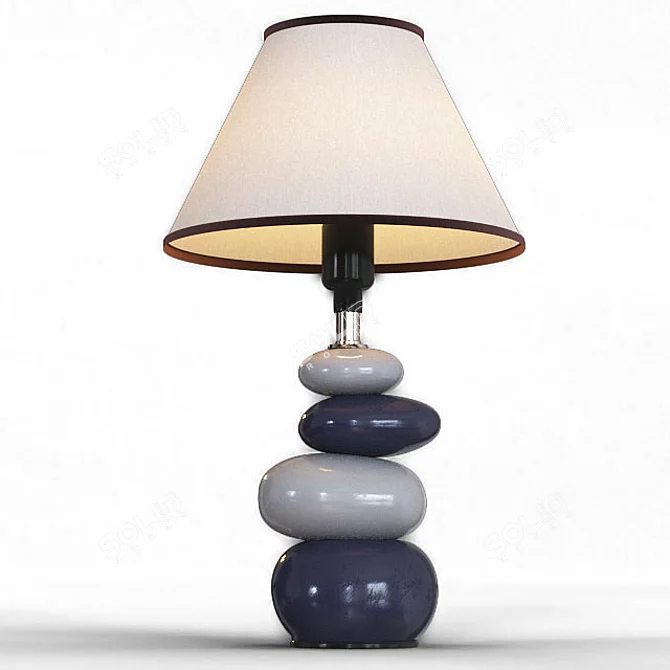 Harriet Bee Drakes 14.04" Table Lamp: Elegant Lighting Solution 3D model image 1