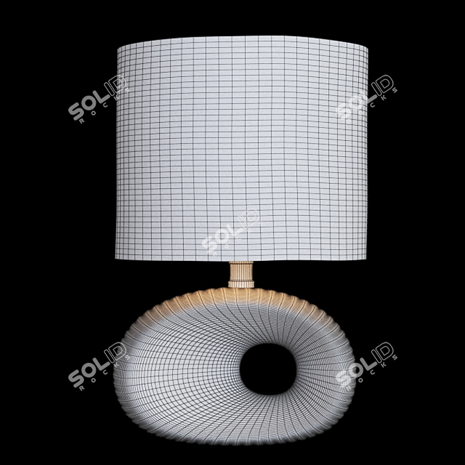 Sleek 13" McKenna Table Lamp 3D model image 3
