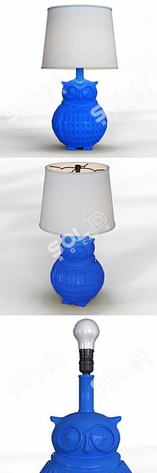 Elegant Bryan 16" Table Lamp 3D model image 2