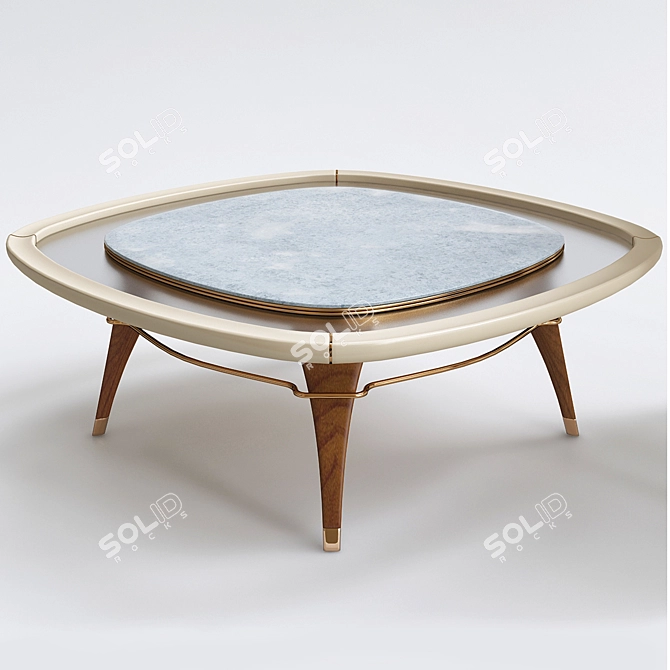 Sculptural MELTING Coffee Table 3D model image 2
