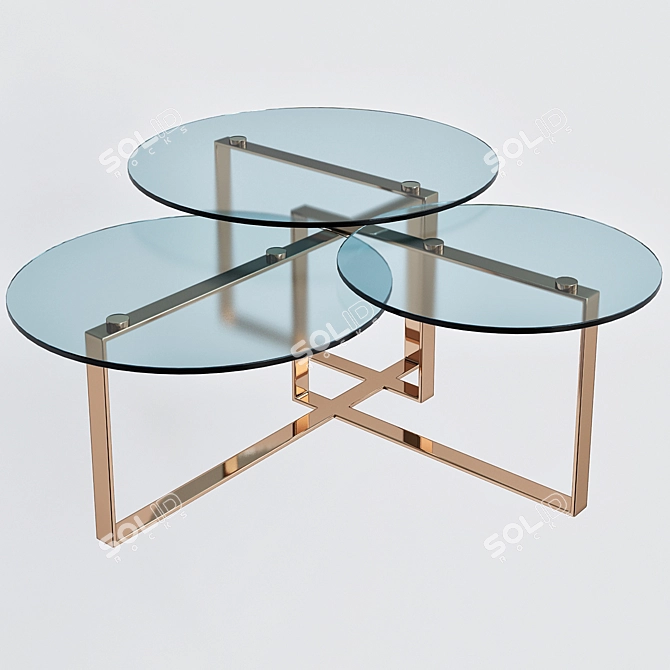 Elegant Cocktail Tables: The Perfect Addition to Any Party 3D model image 1