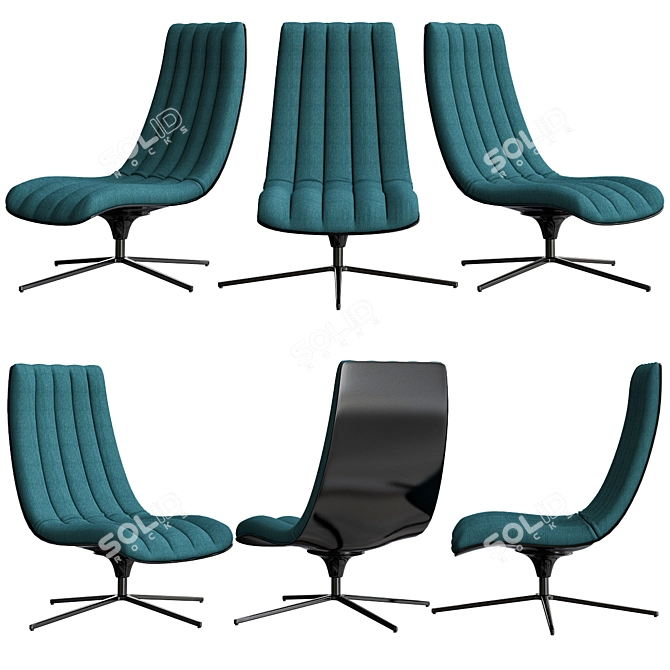 Luxurious Healey Lounge for Ultimate Comfort 3D model image 1