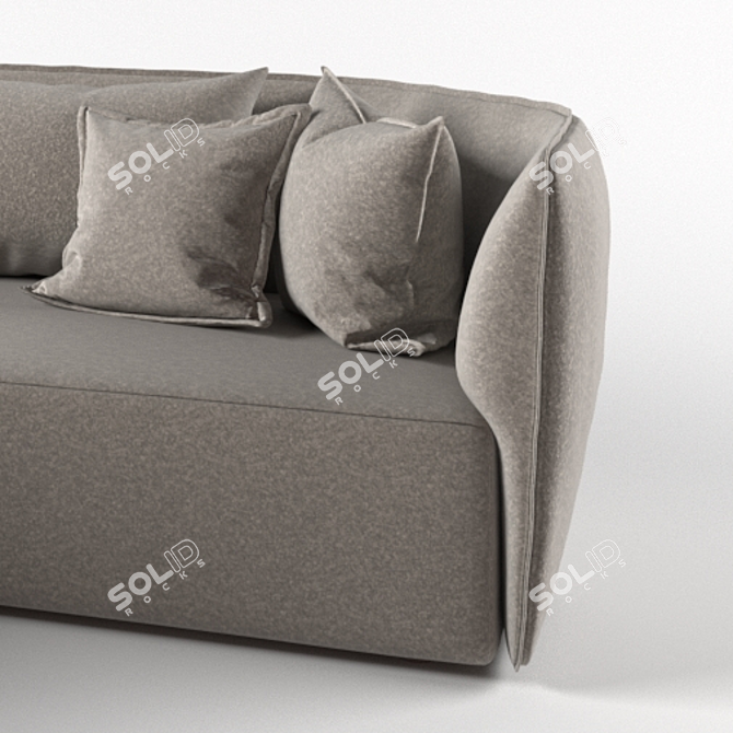 Modular Elegance: Moroso Chamfer Sofa 3D model image 2