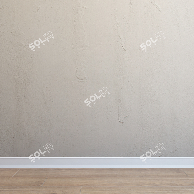 Seamless Ultra HD Plaster 3D model image 1