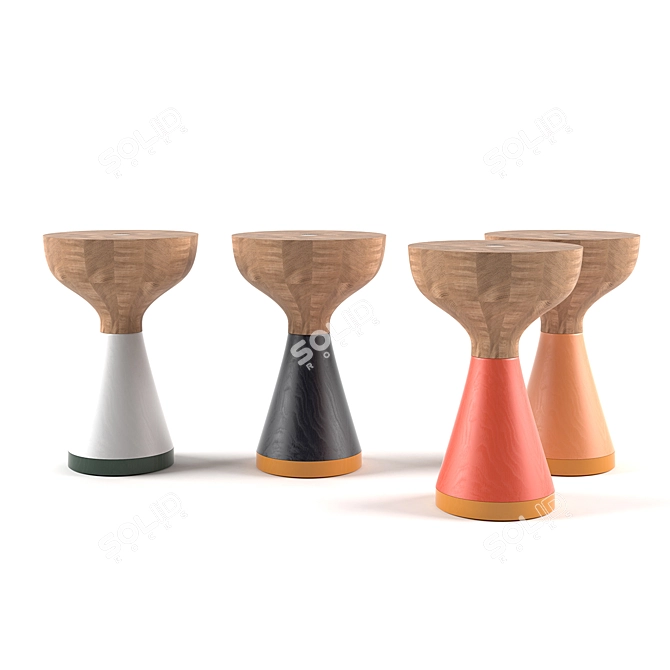 Floating Elegance: Pinch-inspired Table 3D model image 1