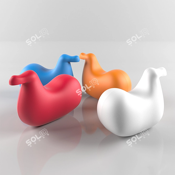 Dodo Chair: Stylish & Comfortable 3D model image 3