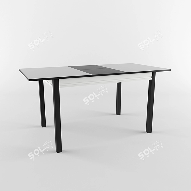 Sliding "San Remo" Dining Table 3D model image 1