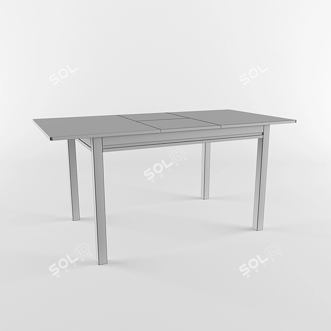 Sliding "San Remo" Dining Table 3D model image 3