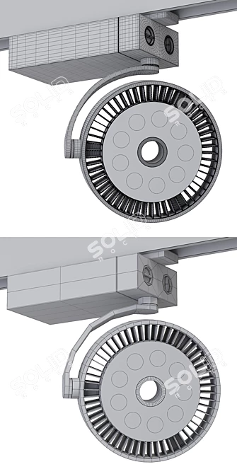 DISCUS Evolution LED - Innovative Lighting Solution 3D model image 3