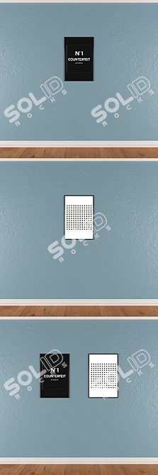 Versatile Set of Wall Paintings 3D model image 3