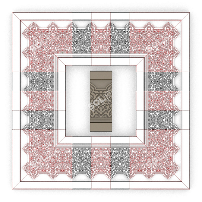 Arabesque Interior Design 3D model image 3