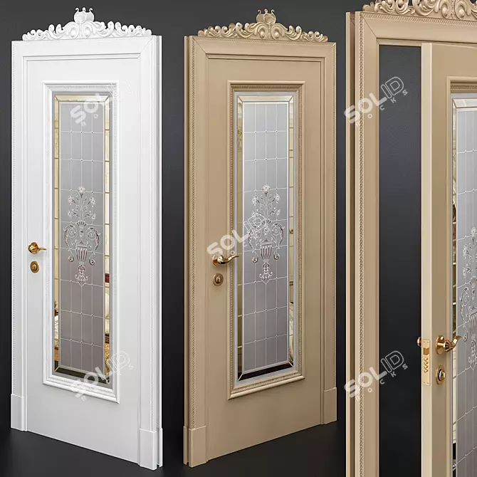 Imperiale V Insert Bianco: Classic Elegance for Your Interior 3D model image 1