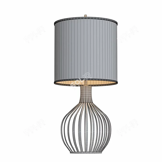 Modern Bast 31" Table Lamp | Contemporary Lighting 3D model image 3