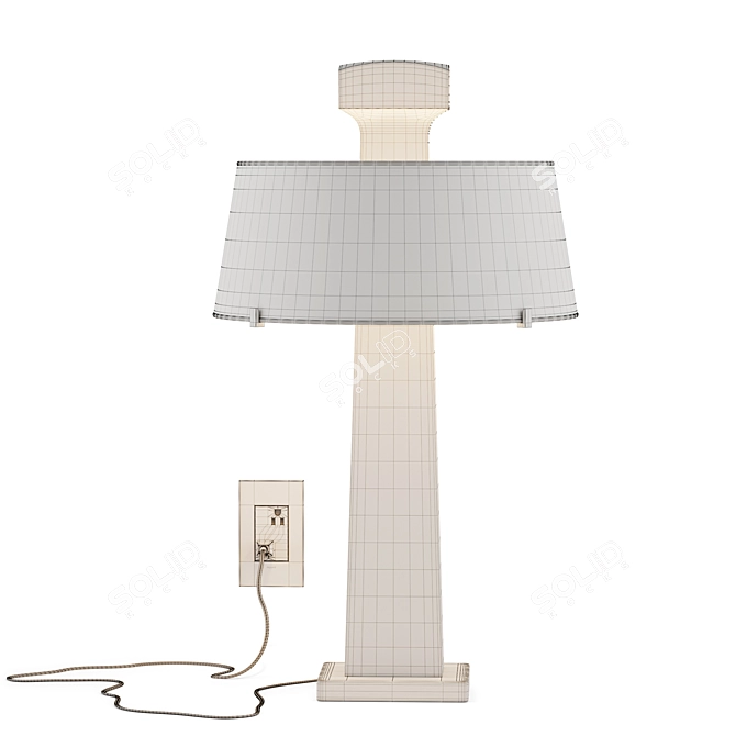 Elegant Patmos Table Lamp 3D model image 3