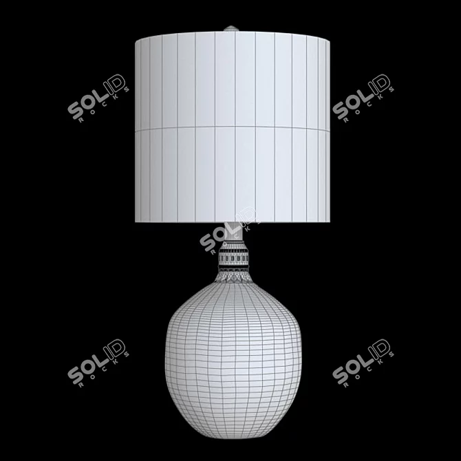 Sleek LED Table Lamp 3D model image 3