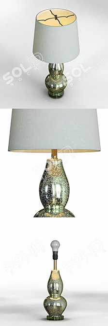 Title: Glamorous Robeson 30" Table Lamp 3D model image 2