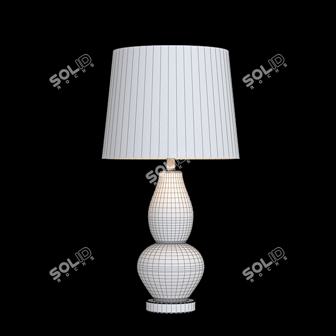 Title: Glamorous Robeson 30" Table Lamp 3D model image 3