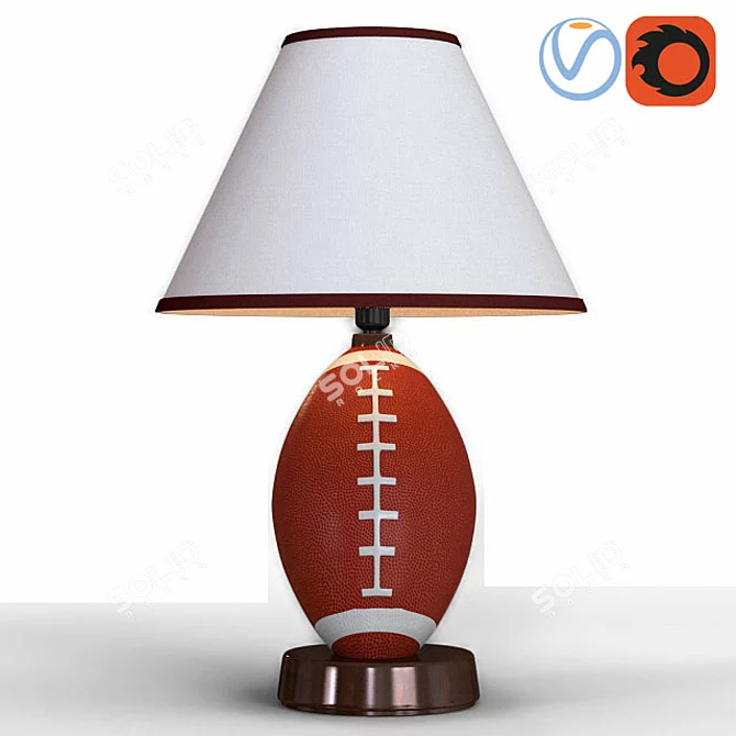 Kickoff Time 13.5" Table Lamp

Title: Sport-inspired Table Lamp 3D model image 1