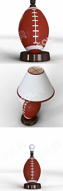 Kickoff Time 13.5" Table Lamp

Title: Sport-inspired Table Lamp 3D model image 2