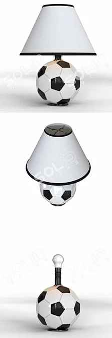 Futbol Fanatic Table Lamp 3D model image 2