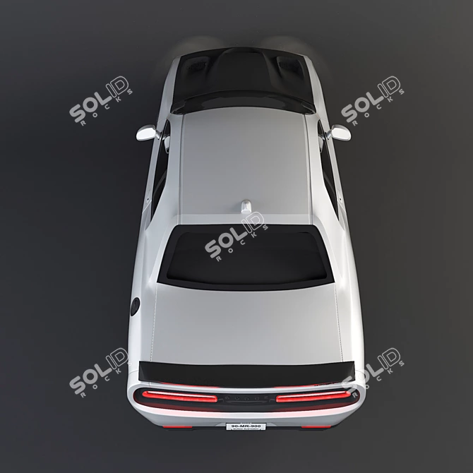 2015 Dodge Challenger SRT Hellcat: Color-Shifting Beast 3D model image 3