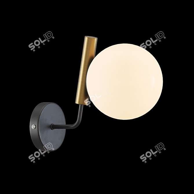 Freya Paolina Wall Sconce 3D model image 1