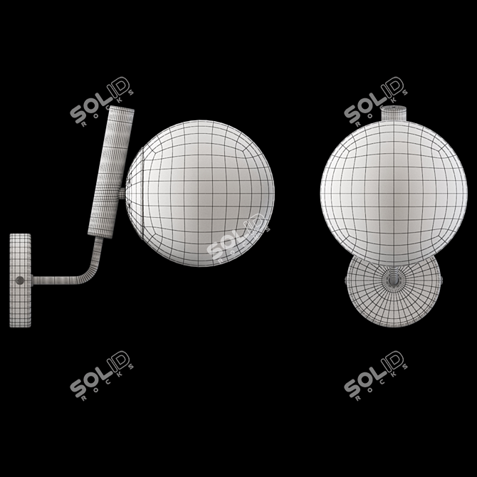 Freya Paolina Wall Sconce 3D model image 3