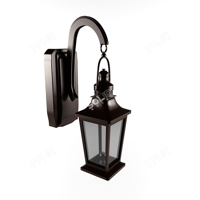 Sleek 3D Lamp 3D model image 1