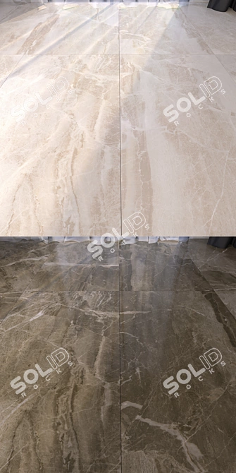 Luxury Marble Floor Set 17 3D model image 2