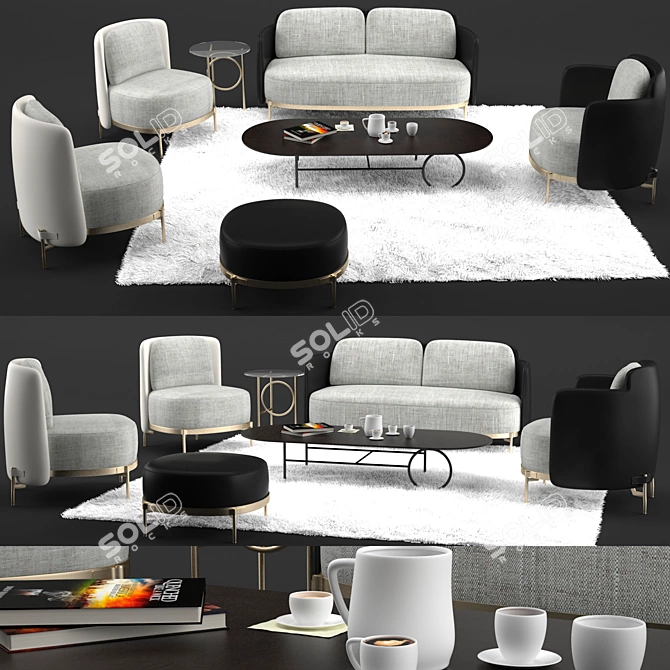 Elevate Your Space with Minotti 3D model image 1