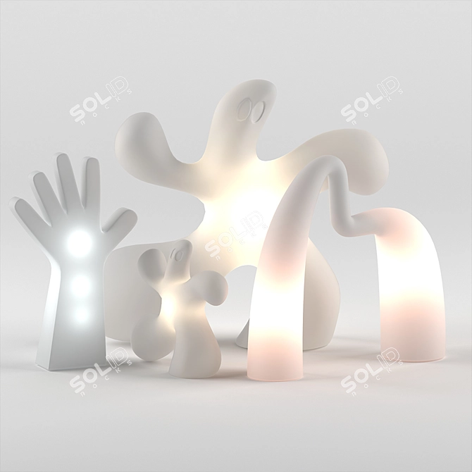 Modern Lighting: Eero Aarnio Collection 3D model image 1