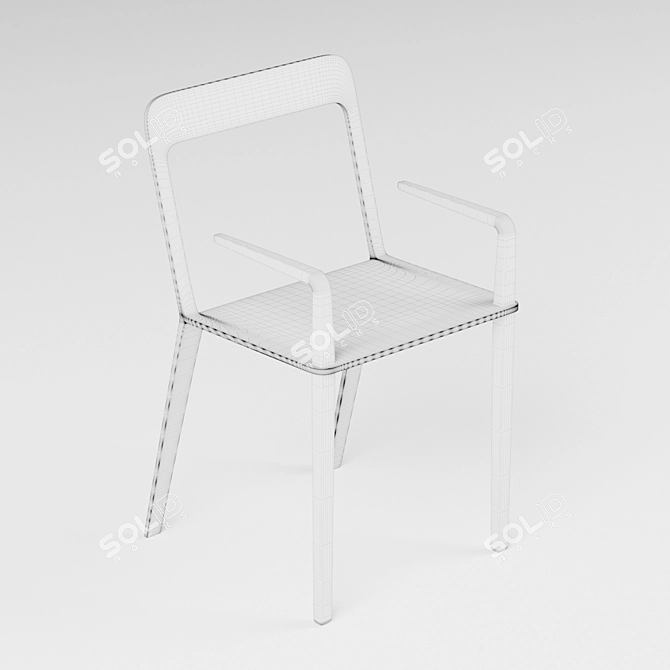 Fusion Chair: The Perfect Blend 3D model image 3