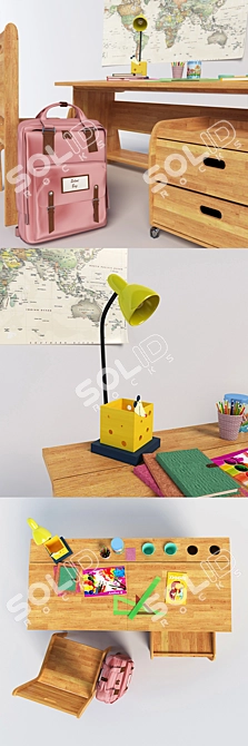 All-In-One Schoolboy Bundle 3D model image 2