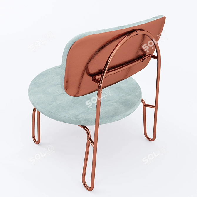 Modern R-Chair: Sleek Design, Max Compatibility. 3D model image 3