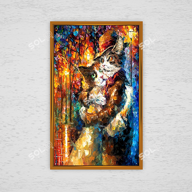 Purrfect Kitty Frame 3D model image 1