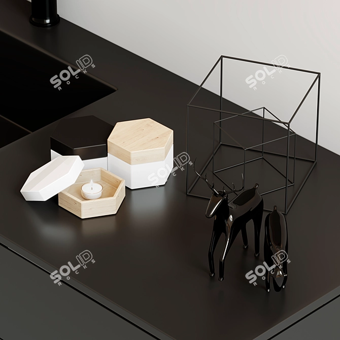 Elegant Milano - Stylish Vanity 3D model image 2