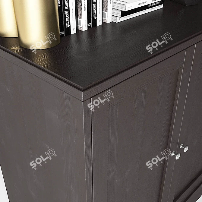 HAVSTA Cabinet with Base Gray/Brown: 81x89x47cm 3D model image 2