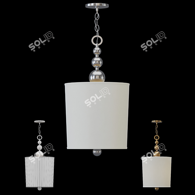 Hinkley Zelda Pendant Light 3D model image 1