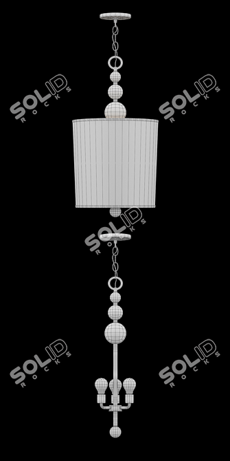 Hinkley Zelda Pendant Light 3D model image 3