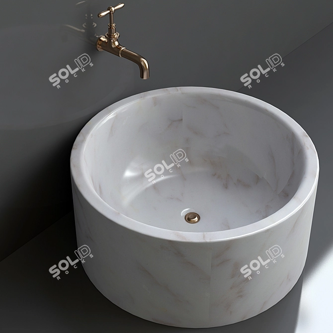 Pozzo Salvatori - Elegant Sink 3D model image 1