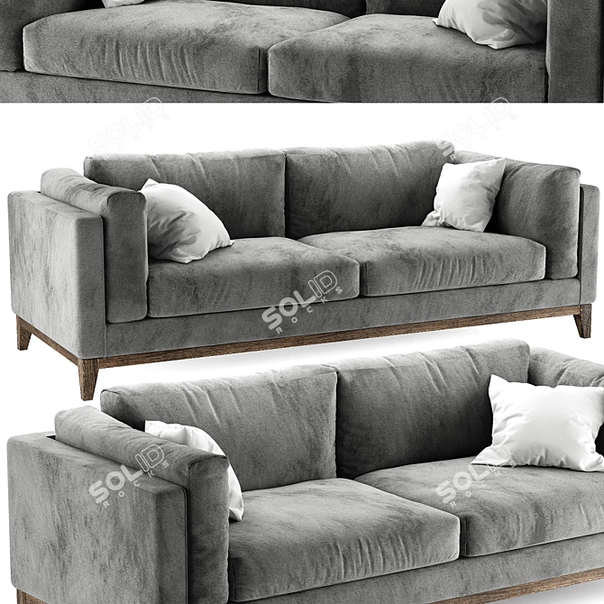 Modern 3D Sofa Design 3D model image 1