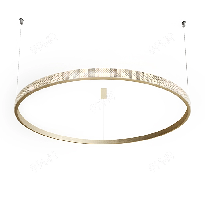 Minimalist LED Pendant Light 3D model image 3