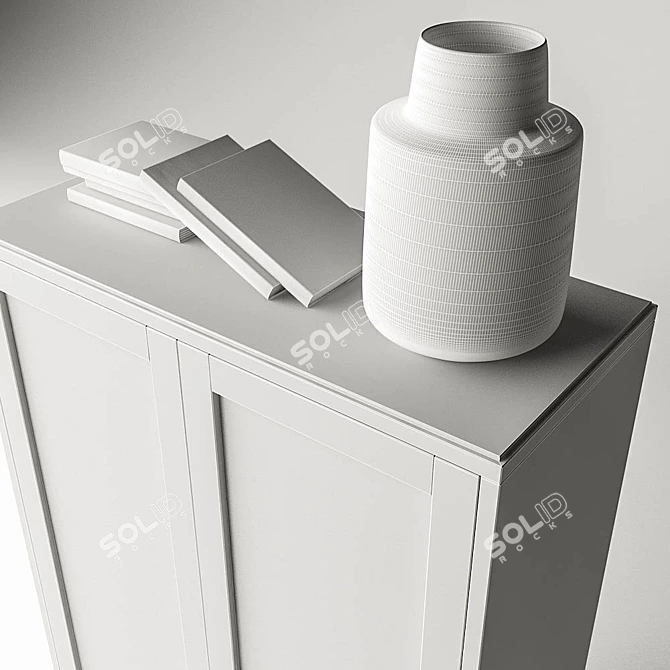 HAVSTA Cabinet with Base  Stylish Storage Solution 3D model image 3