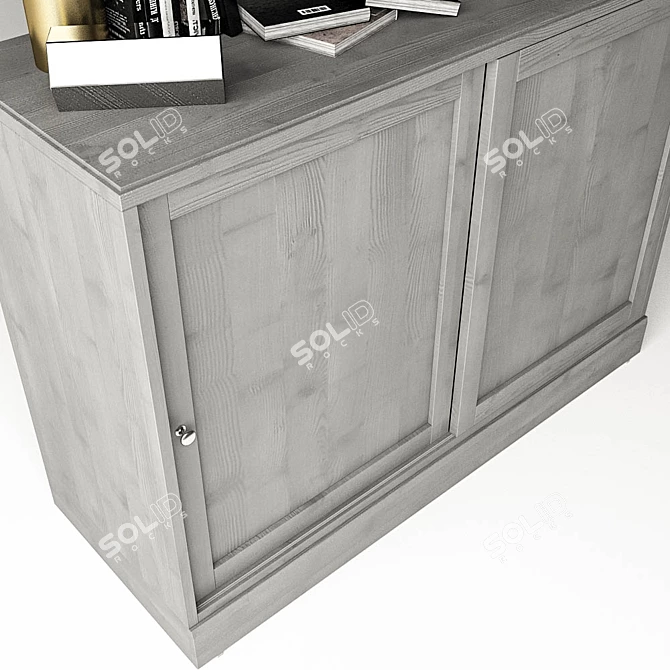 HAVSTA Cabinet with Base - Stylish Storage Solution 3D model image 2