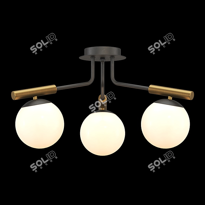 Freya Paolina Ceiling Light 3D model image 1