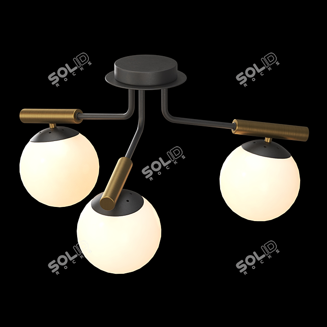 Freya Paolina Ceiling Light 3D model image 2
