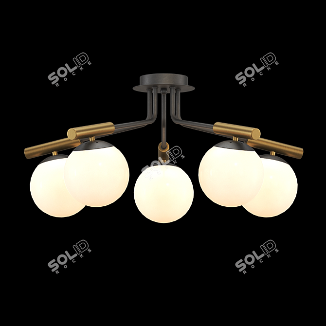 Title: Freya Paolina Ceiling Light 3D model image 1